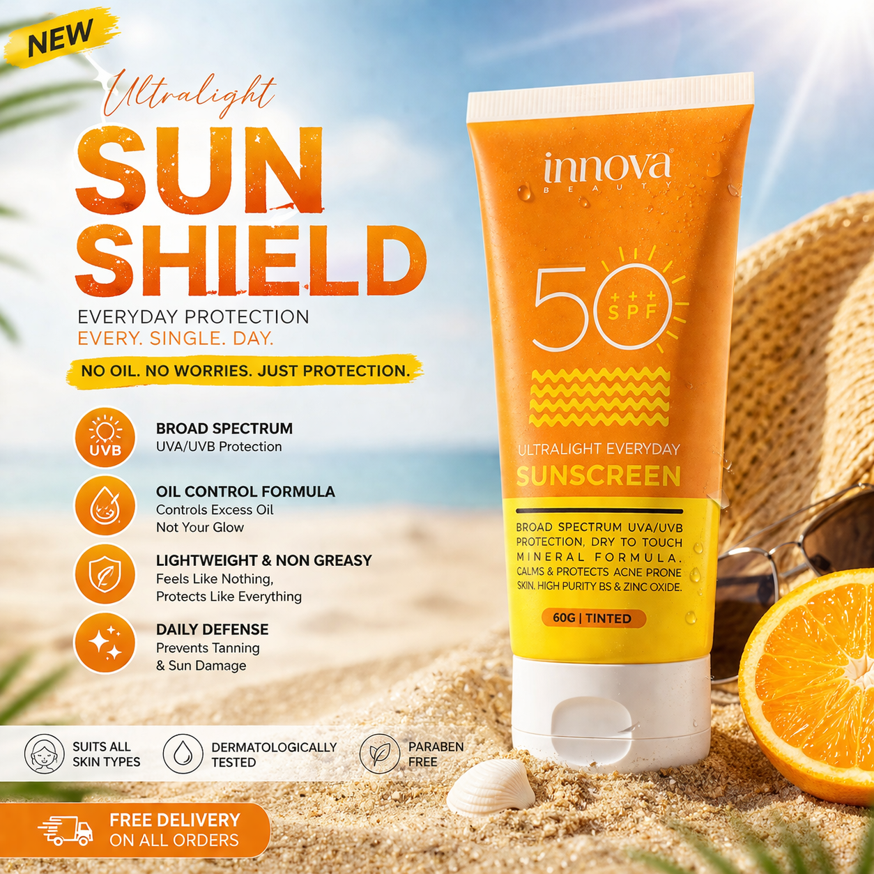 Advanced UV Protection Sunblock SPF 50+